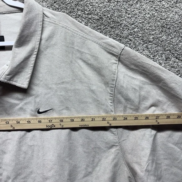 Nike Retro Embroidered Corduroy Collar Zip-Up Long-Sleeve 3XL Jacket DX9070-012